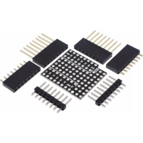 10PCS ProtoBoard Shield for WEMOS D1 mini double sided perf board with 2 pinhead
