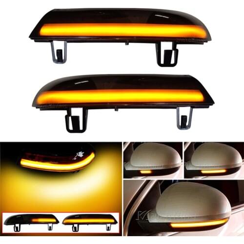 2pcs For VW GOLF 5 GTI V MK5 Jetta Passat B5.5 B6 Sharan Superb EOS Dynamic LED Turn Signal Light Side Wing Mirror Indicator