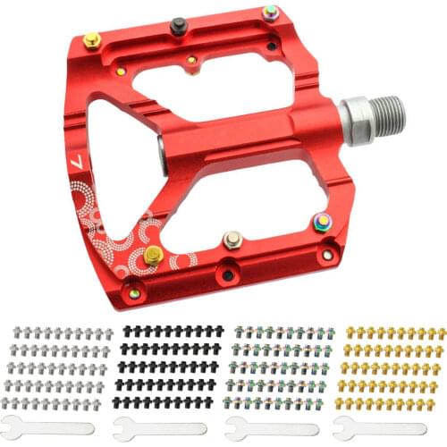 50 Pieces Titanium Alloy Bike Pedal Screws Bolts for MTB Mountain Bike Bolts