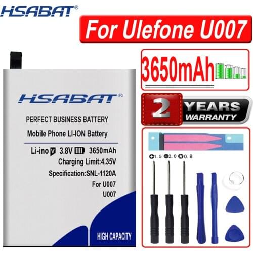 HSABAT U007 3650mAh High Capacity Battery for Ulefone U007 / u007 pro Smart phone