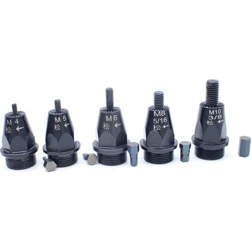 Pneumatic Riveter Parts Accessories of Air Rivet Mouth Tool M4-M10 External Thread 23.62mm Price For 1pc