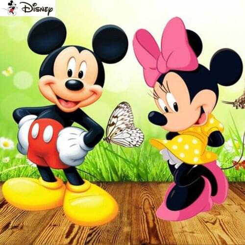 Disney Diamond Painting "Cartoon Mickey Mouse" Cross Stitch Custom Photo Diamond Embroidery Square Round Drill Home Decor A30459