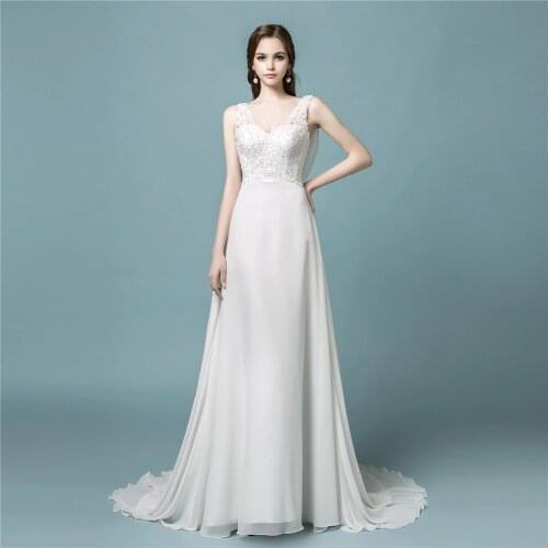 Amelie Rocky Chiffon Wedding Dresses