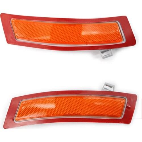 Car Front Bumper Marker Cover Reflector Strip Side Reflector For-BMW X5 E70 35Ix 35Dx 50Ix 2011-2013