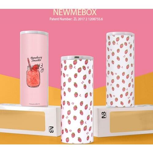 Strawberry Pencil Case Big Storage Box Nbx Kawaii Anime Pink Quicksand for Girls Password Coded Lock School Supplies Pen Holder