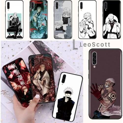Jujutsu Kaisen Satoru Gojo Comics Phone Case For Samsung A20 A30 30s A40 A7 2018 J2 J7 prime J4 Plus S5 Note 9 10 Plus