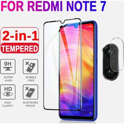 For Xiaomi Redmi Note 7 Tempered Glass and Soft Glass Camera Lens Safety Film Protective Glass On Redmy Red mi Note 7 Note7 Glas