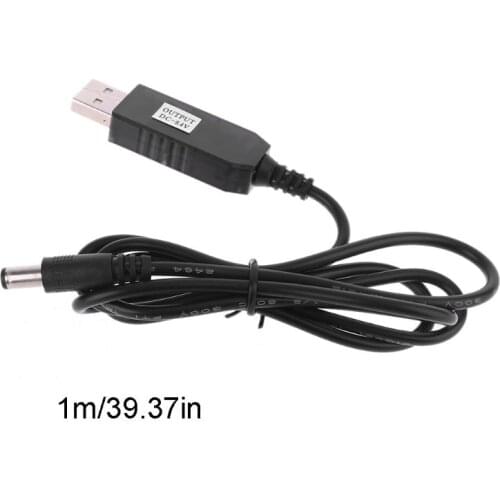 2021 New USB to 4.2V 8.4V 12.6V 5.5x2.1mm Charge Line Converter Cable for 18650 Battery