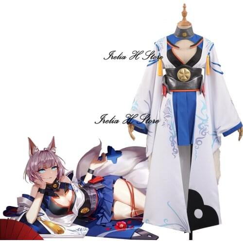 Irelia H Store Azur Lane IRN kaga New year kimono cosplay costume custom size/made female kimono cosplay costume