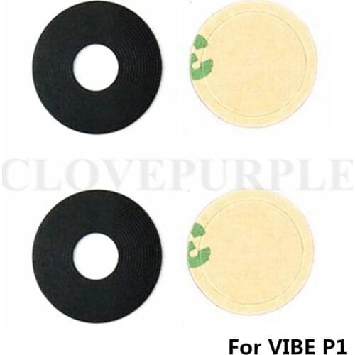 Lens For Lenovo VIBE P1 Rear Back Camera Glass Lens Cover with Sticker For VIBE P1