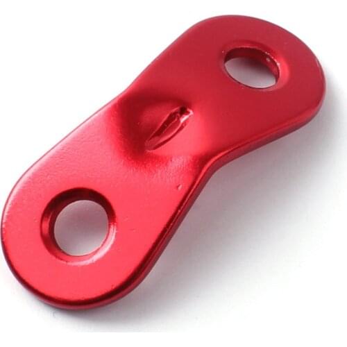 Wholesale Outdoor Camping Tent Parachute Cord Rope Buckle Aluminum Alloy Cord Buckle Tensioners Fastener Travel Kit wind buckle