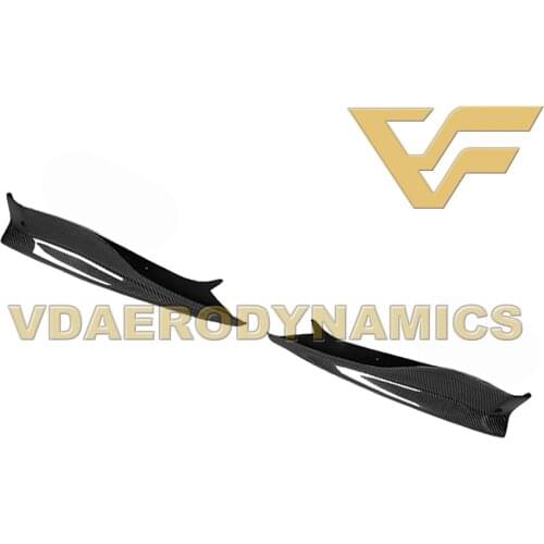 Suitable For 11-12 BMW E82 1M Coupe VAD Carbon Fiber Rear Bumper Side Aprons Lip