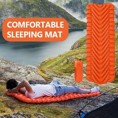 Portable Camping Air Matt Mat Ultralight Inflatable Mattress in Tent Hiking Travel Folding Bed Folding TPU Sleeping Pad X783B