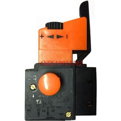 1PC AC 250V/4A FA2-4/1BEK Adjustable Speed Control CW/CCW Switch For Electric Drill Power Tool Trigger Switches