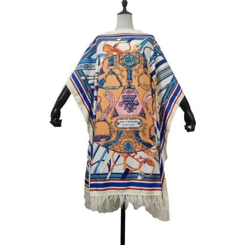 Thailand 2021 Summer New Floral Batwing Sleeve Feather Bohemian Midi Dresses For Lady Dashiki African Womens Abaya Robe Dresses