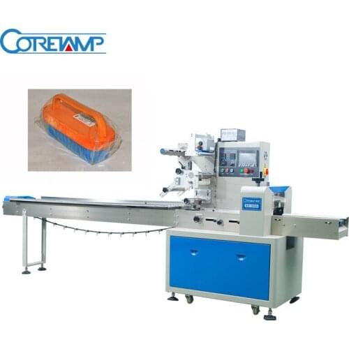 Washing Brush Flow Wrap Packing Machine
