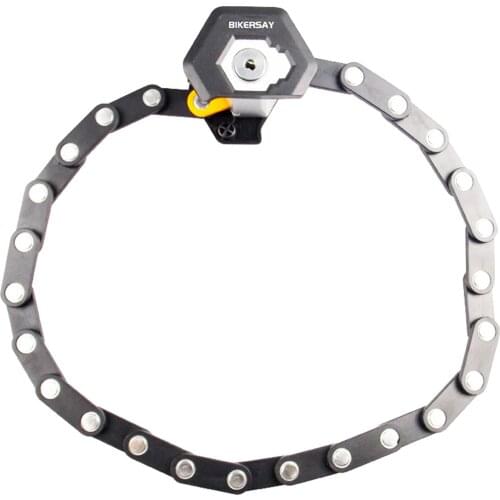 Bicycle Cycle Bike Link Lock Folding Lock with Keys for Scooter Motorcycle