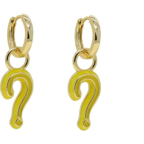 Pink Blue Yellow Enamel Charm Round Smooth Earrings for Women Trendy Jewelry Vintage Party Accessories Gifts Symbol Earring