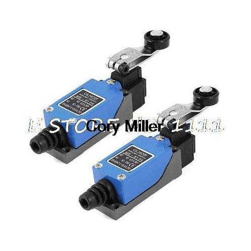 2pcs ME-8104 1NO 1NC SPDT Momentary Enclosed Rotary Roller Lever Limit Switch
