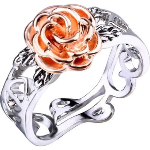 2020Vintage Women Engagement Ring Gothic Flower Band Finger Ring Wedding Engagement Jewelry Christmas Gift anillos mujer кольцо