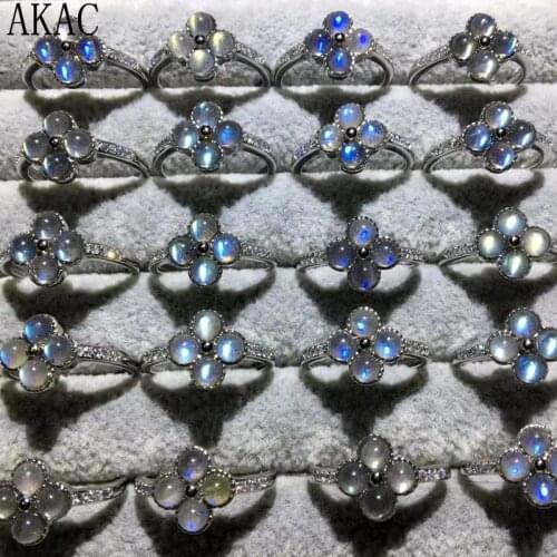 2rings approx6-8*7-9mm natural labradorite Pixiu ring for women adjustable ring send randomly