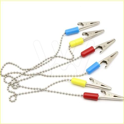 5 PCS Dental Bib Clips Napkin Holder Flexible Ball Chain Sale