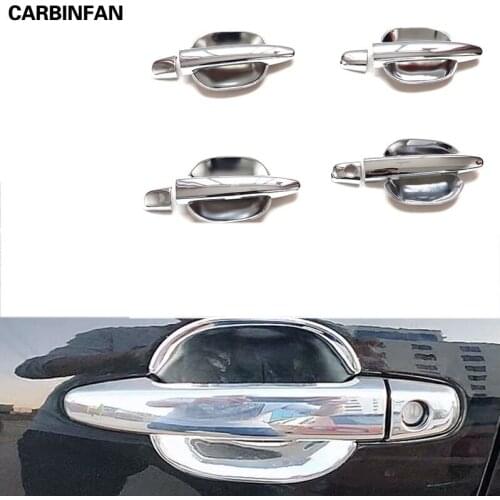 ABS Exterior Door Handle Decoration Cover Trim Door Bowl Stickers Car Stylings Fit For Toyota Highlander 2009-2014 C1884