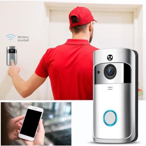 Door Bell WIFI Video Smart Doorbell HD Security Camera Real-Time Video Audio Phone APP Control Infrared Night Vision Door Bell