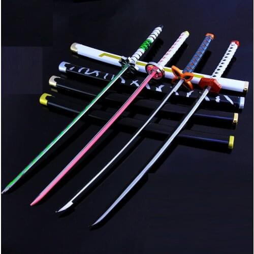 Demon Slayer Katana Swords Mould Toys Japanese Kimetsu No Yaiba Satoman Tanjiro Cosplay Weapon Prop Anime Mold Toy Home Decor