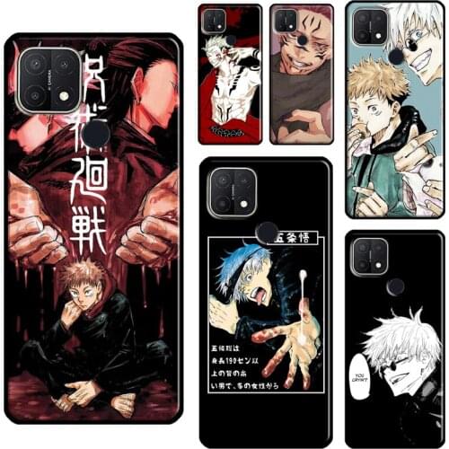 Jujutsu Kaisen For OPPO A15 A91 A83 A1K A3S A5S A5 A9 A31 A53 2020 A52 A72 Reno 4 Pro 2 Z F7 Phone Case