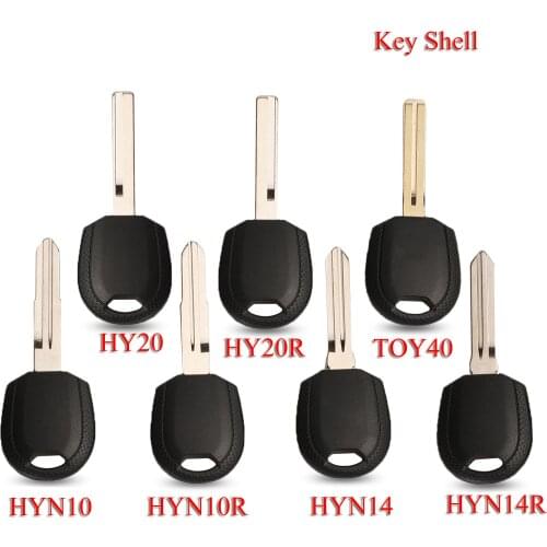 Kutery Transponder Car Key Shell For Hyundai Accent I30 IX35 Kia With Uncut Blade Blank Remote Car Key Fob Case Cover No Chip