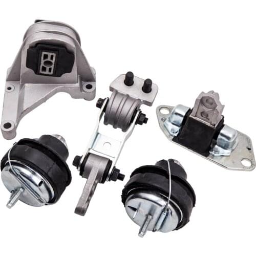 Engine Motor Torque Mount Support Bracket Mount 5PCS For Volvo S60 V70 XC90 30680750 30778951
