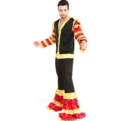 Cute Mans Luxury Cosplay Costumes Singer Elvis Presley Role Play Disfraces Trainer Halloween Masquerade Male