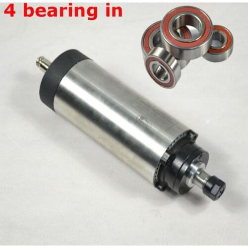 CNC spindle motor 2.2KW air cooled ER20 4 bearings CNC motor for milling machine