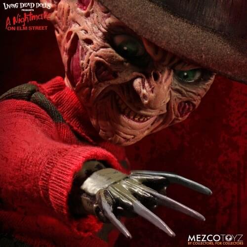 Mezco Toyz 99400 10inch Living Dead Ghost Street Freddy Collection Action Figur for Fans Holiday Gift