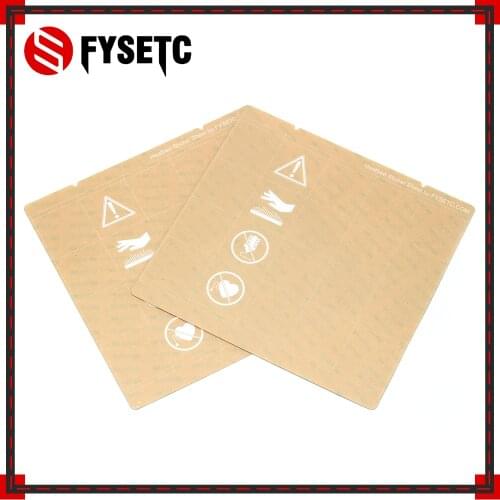 2pcs Prusa i3 MK3 MK52 Sheet Heat Bed Platform Buildplate Clear Sticker Sheet For Prusa i3 Mk3 Mk2.5 Heat Bed With 300LSE 3M