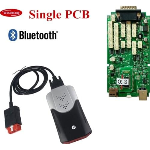 New Vci For delphis VD DS150E CDP Pro Single Board Diagnostic tool Cars/Trucks OBD2 Scanner with high quaity