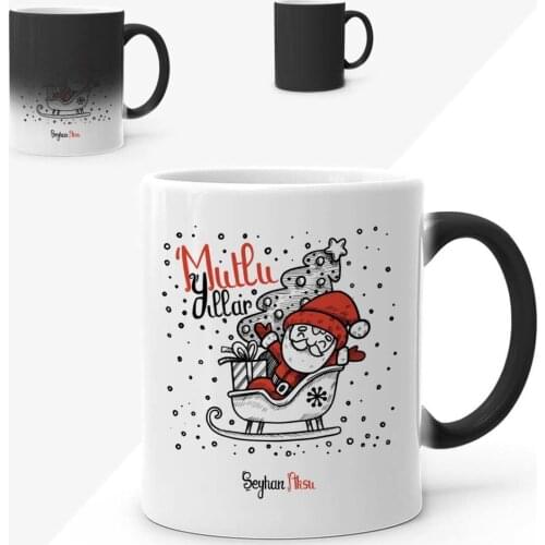 Personalized Santa Claus Happy Birthday Magic Mug Cup-6