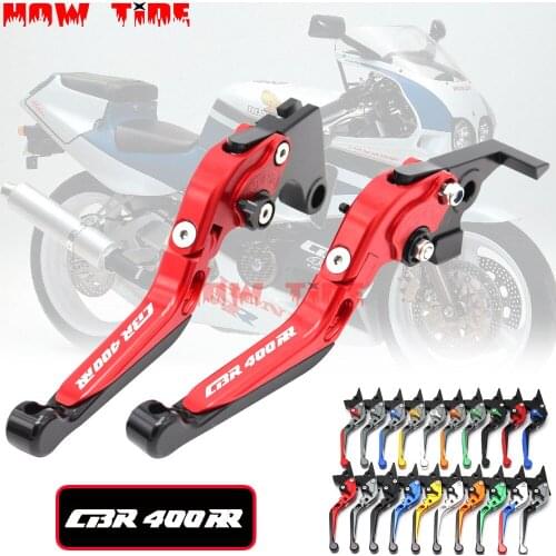 CNC Motorcycle Foldable Extending Brake Clutch Levers And Moto 170mm Lever For Honda CBR 400RR CBR400RR 1990-1994 CBR400 RR
