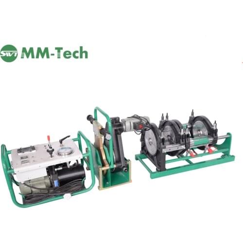 SWT-B250/90H Connecting HDPE Pipes using Heat fusion welding machine