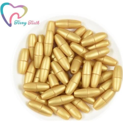 Teeny Teeth 20PCS Gold DIY Necklace Plastic Breakaway Clasps Plastic Closure Break Away Safety Clasps For Silicone Baby Jewerly