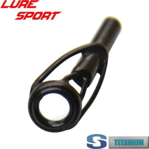 Titanium Frame Top Guide SIC Ring 2pcs HBTIXLRST Rod Building Component Pole Repair DIY Accessory Seaguide
