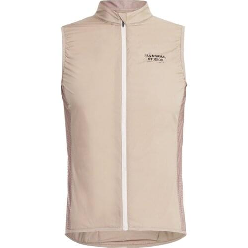 In stock shipping in 48 hours 2021 NEW PNS PAS NORMAL STUDIOS Lighweight SHIELD GILET BEIGE Cycling Vest For Men And Women