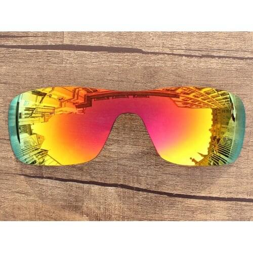 Vonxyz Ruby Mirror Polycarbonate Replacement Lenses for-Oakley Turbine Rotor Frame