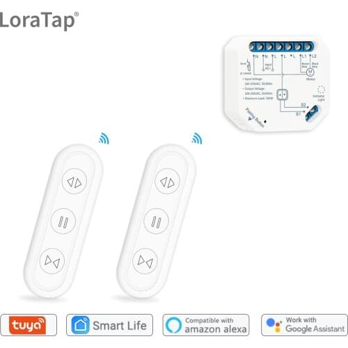WiFi Curtain Switch Module for Blinds Roller Shutter with Remote Tuya Smart Life App Timer Google Home Aelxa Echo Smart Home