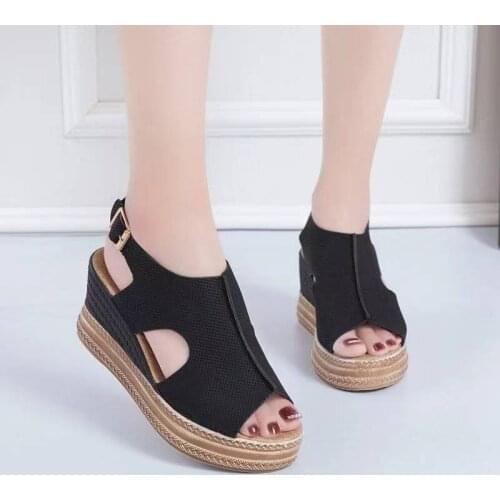 2021 Sandals Women Wedges Shoes High Heels Sandals Summer Women shoes Platform Sandalia Feminina