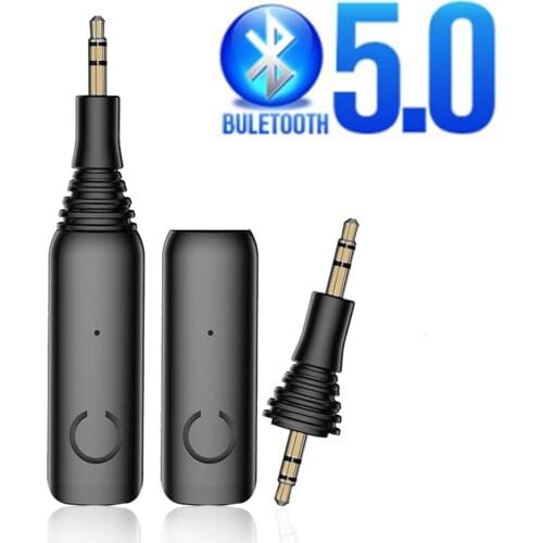 Handsfree Call & Low Latency Bluetooth 5.0 Audio Receiver RCA 3.5mm AUX Jack Stereo Wireless Adapter for Car Speaker Headphones