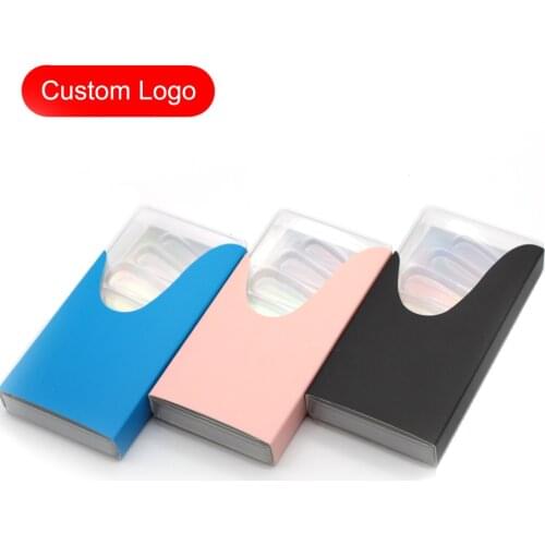 Press On Nail Packaging Box Custom Private Logo Wholesale In Bulk New 10/20/30 Pieces Empty Nail Boxes For Packaging With Trays