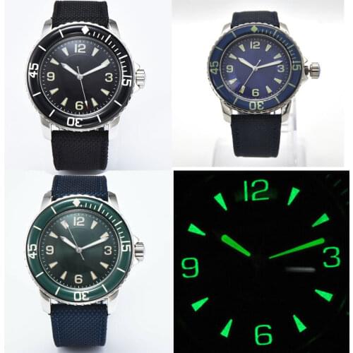 45mm Sport Design Clock Luxury Corgeut Top Brand Mechanical Wristwatch Luminous Miyota Automatic Self-Wind Vintage Mens Watch