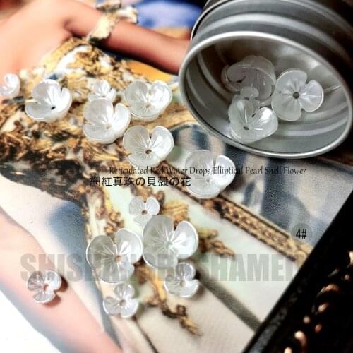 Nails Art Accessories -100Pcs 3D Nail Charms Jewelry Shell Flower Design Decorations For Nails Stud Nail Stickers Nail Jewelry